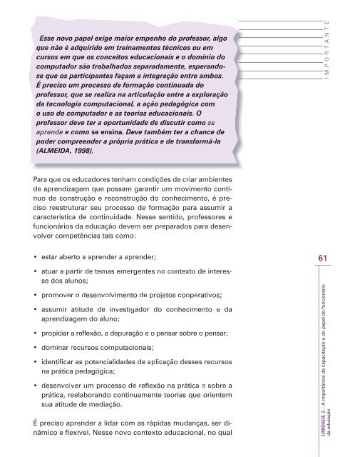 Informática aplicada à educação - Portal do Professor - Ministério da ...