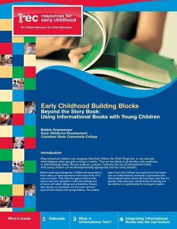 Early Childhood Building Blocks Beyond the Story Book: Using ...