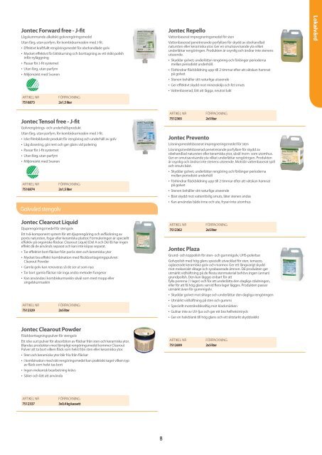 Produktkatalog 2011 - Orange Clean AB