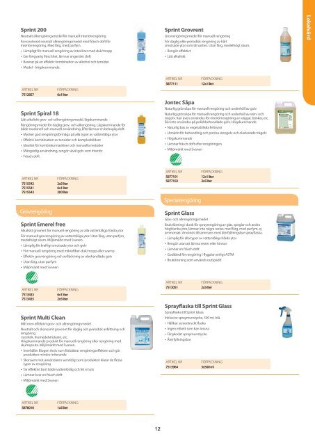 Produktkatalog 2011 - Orange Clean AB