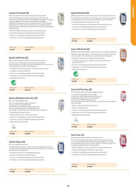 Produktkatalog 2011 - Orange Clean AB