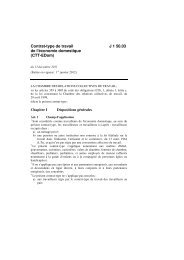 Contrat-type de travail de l'économie domestique (CTT ... - Seco - CH