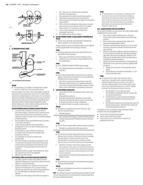 LINEAR® 7.5Fr. IAB CATHETER INSTRUCTIONS FOR USE - Maquet