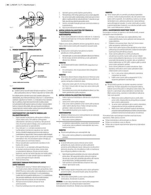 LINEAR® 7.5Fr. IAB CATHETER INSTRUCTIONS FOR USE - Maquet