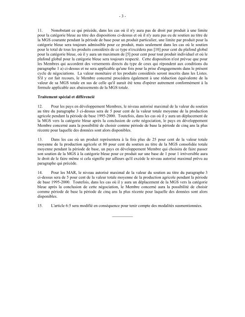 9348 DOCUMENT DE TRAVAIL N° 8 CATÉGORIE BLEUE Critères ...