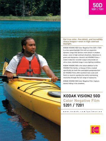 KODAK VISION2 50D Color Negative Film 5201 / 7201 - 125px