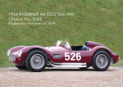 Maserati A6 GCS Brochure Landscape_v2.indd - Coys