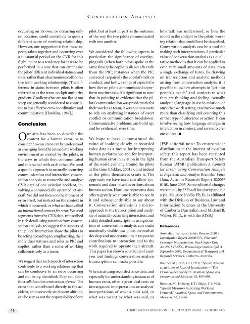 Flight Safety Digest October 2005 - Flight Safety Foundation