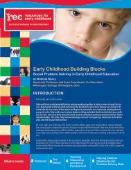 Early Childhood Building Blocks - Resources for Early Childhood
