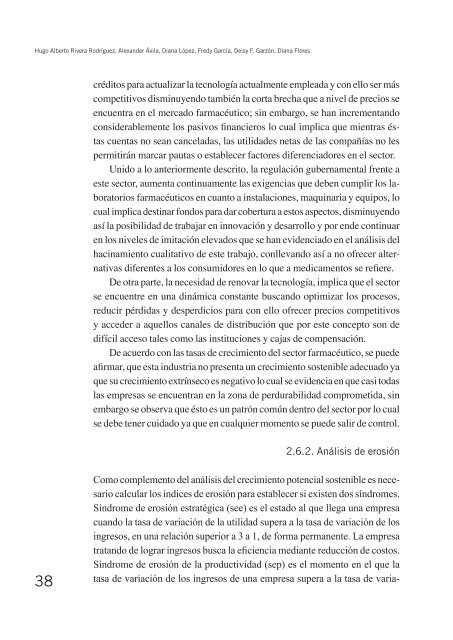 Diagnóstico del sector farmacéutico colombiano periodo 2000-2008