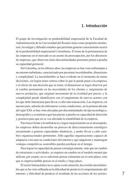 Diagnóstico del sector farmacéutico colombiano periodo 2000-2008