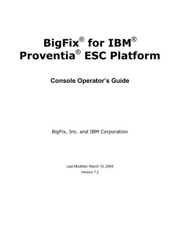 BES Console Guide - IBM