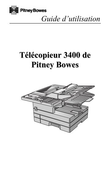 Télécopieur 3400 de Pitney Bowes - Pitney Bowes Canada