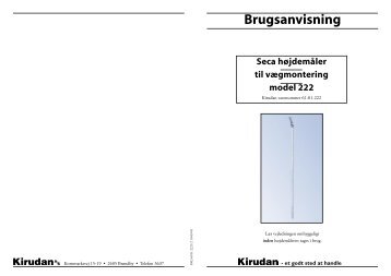 Brugsanvisning - Mediq Danmark A/S