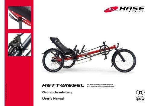 KETTWIESEL Mit Universalnaben Und Differential 09 ... - Hase Bikes