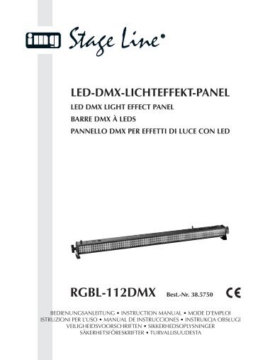 LED-DMX-LICHTEFFEKT-PANEL - Monacor