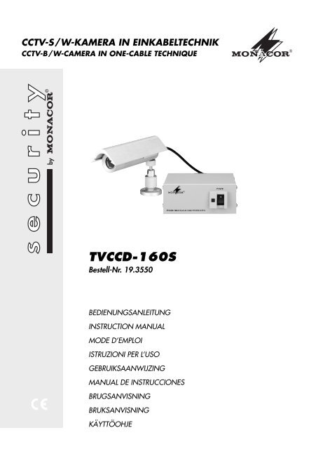 TVCCD-160S - Monacor