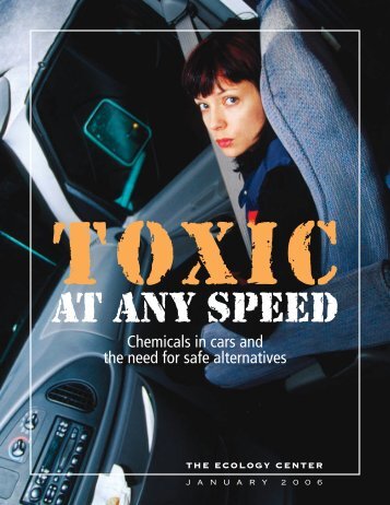 Chemicals in cars and the need for safe alternatives