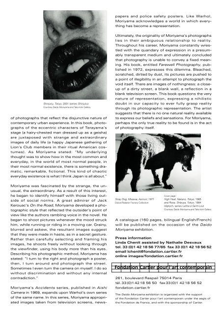 DAIDO VERS PDF ANG - Fondation Cartier pour l'art contemporain ...