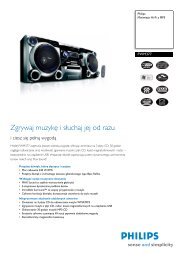 FWM377/12 Philips Miniwieża Hi-Fi z MP3 - Action