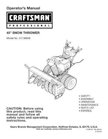 Operator's Manual - ManageMyLife