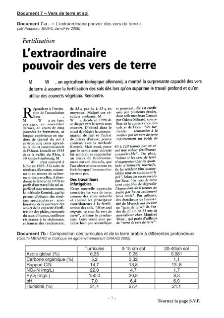 à l'agrégation interne SVT - Ministère de l'Éducation nationale