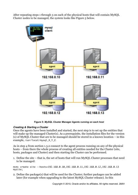 MySQL Cluster Tutorial - cdn.oreillystatic.com