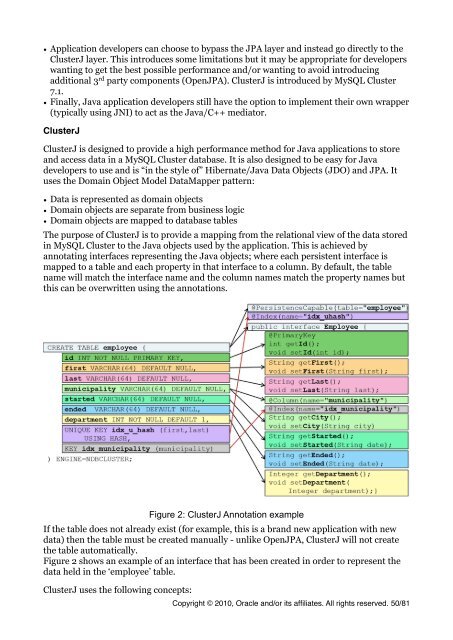 MySQL Cluster Tutorial - cdn.oreillystatic.com