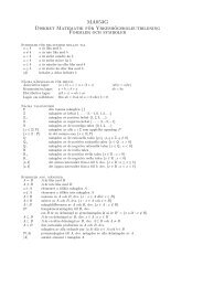 MA053G Diskret Matematik för Yrkeshögskoleutbildning Formler och ...