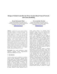 Design of Global Controller for Power System Based Neural ...