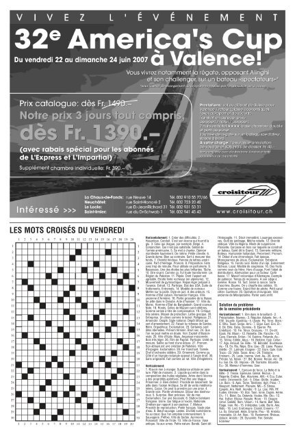 Edition du 18 mai 2007