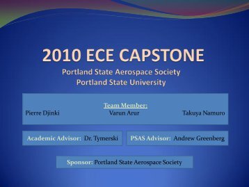 Components - Portland State Aerospace Society - Portland State ...