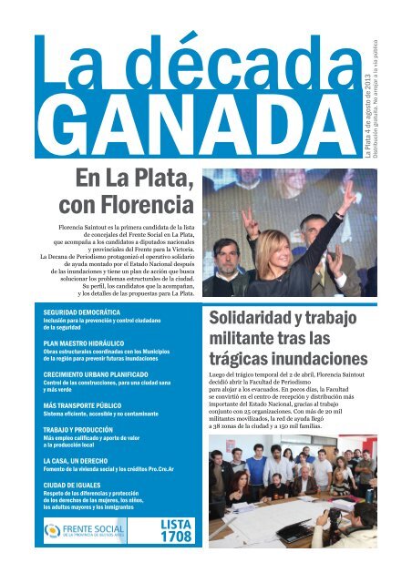 Diario "La década Ganada"