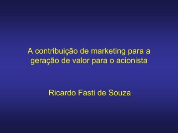 Ricardo Fasti, FGV-EAESP