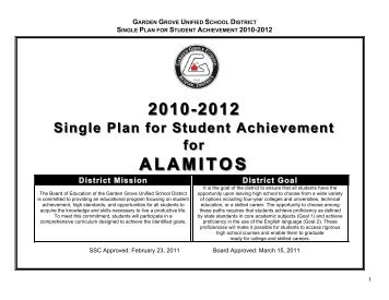 Alamitos - Garden Grove Unified School District