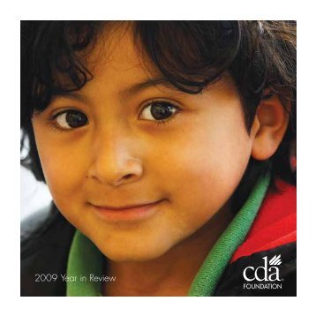 2009 Year in Review - CDA Foundation