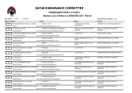 QATAR ENDURANCE COMMITTEE - qatarendurance.com.qa