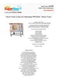 Horno Turbo 8 Bandejas a LeÃ±a VENANCIO - Mesones- eco