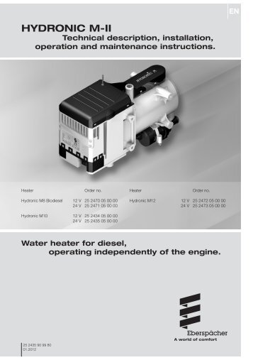 HYDRONIC M-II - SoeAuto