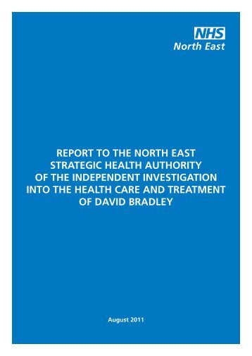 David Bradley (PDF, 0.25MB) - NHS North East