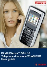 Pirelli DualPhone DP-L10 User Guide - Soho66