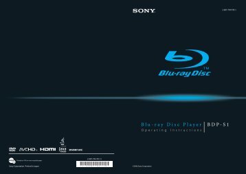 Blu-ray Disc Player BDP-S1