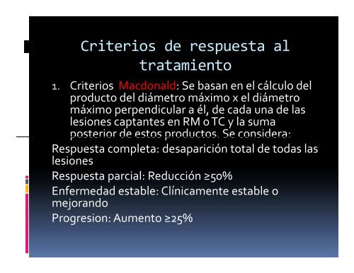 imágenes por difusion en rm para evaluar respuesta al tratamiento ...