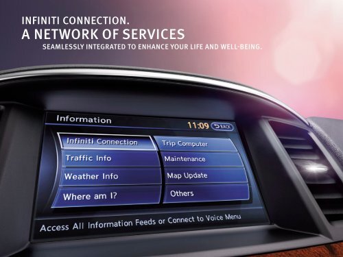 A NETWORK OF SERVICES - Infiniti Owner Portal