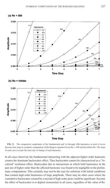 A Preliminary Study of the Burgers Equation with Symbolic ...