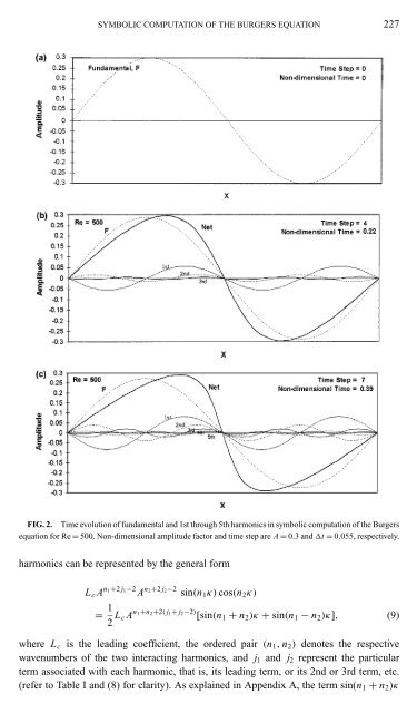 A Preliminary Study of the Burgers Equation with Symbolic ...