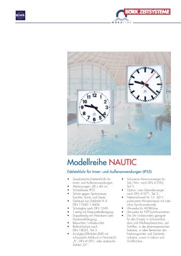 Nautic - Bürk Zeitsysteme