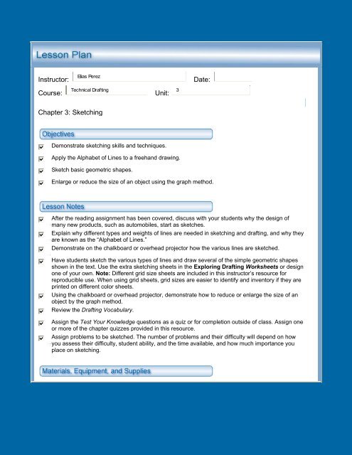 Lesson Plan