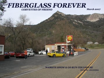 fiberglass forever - Vette Car Club - Fresno