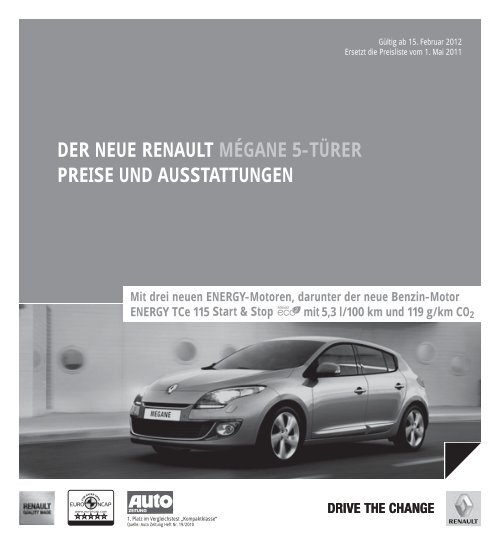 Preisliste Renault Griesel